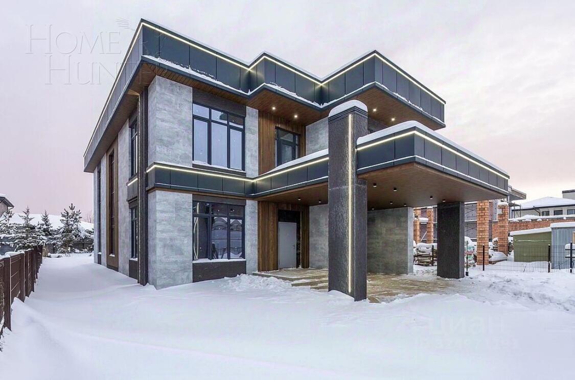 2-этажный коттедж 320 м² без отделки