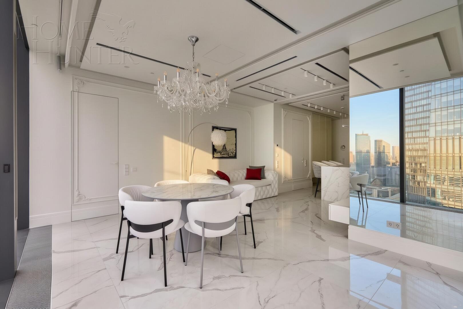 2-КОМН. АПАРТАМЕНТЫ С ОТДЕЛКОЙ 84 М² НА 29 ЭТАЖЕ