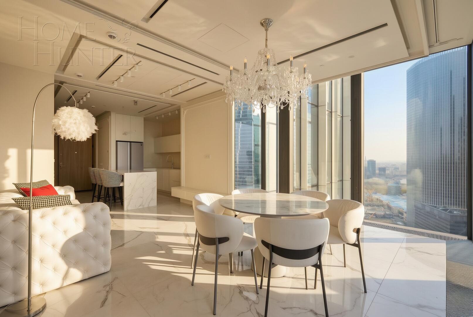 2-КОМН. АПАРТАМЕНТЫ С ОТДЕЛКОЙ 84 М² НА 29 ЭТАЖЕ
