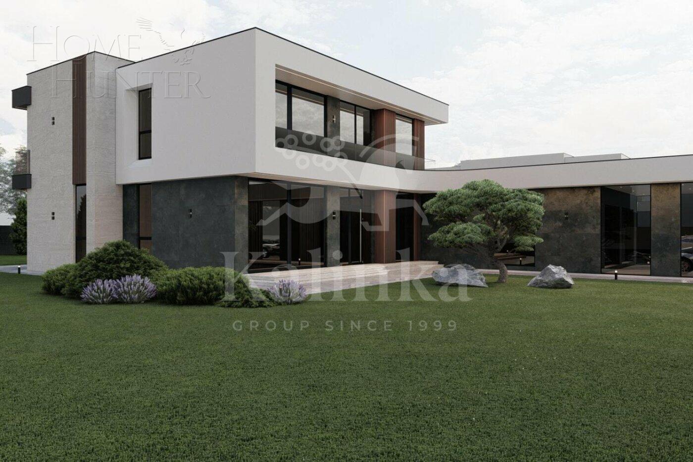 2-этажный коттедж 550 м² без отделки