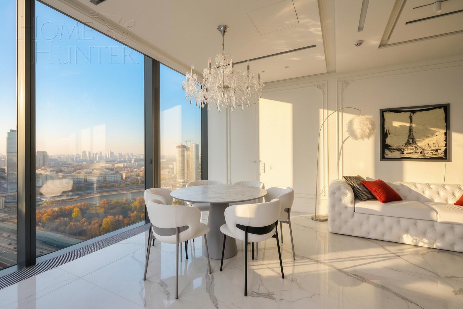 2-КОМН. АПАРТАМЕНТЫ С ОТДЕЛКОЙ 84 М² НА 29 ЭТАЖЕ