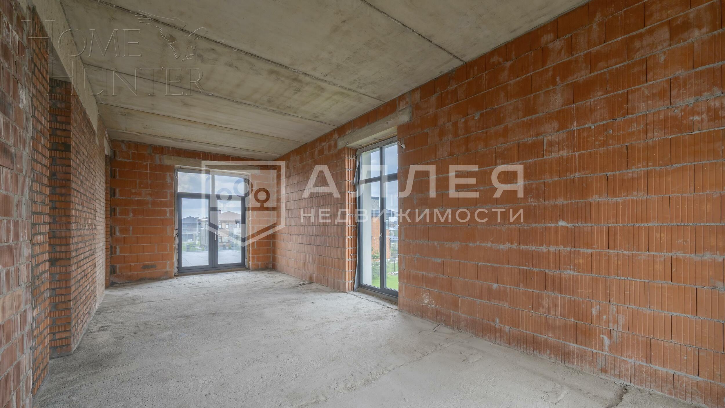 2-этажный коттедж 310 м² без отделки