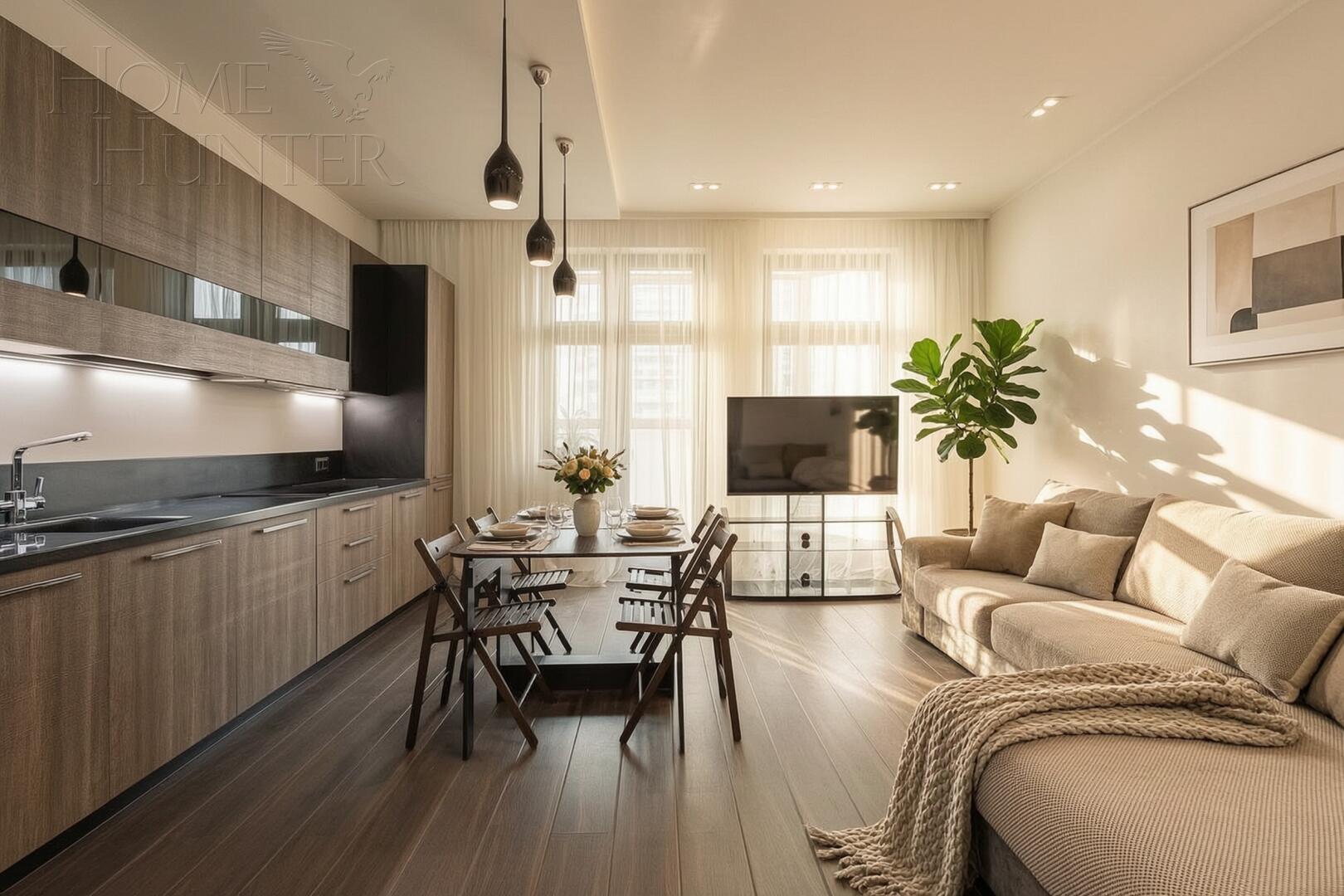 2-КОМН. КВАРТИРА С ОТДЕЛКОЙ 55 М² НА 4 ЭТАЖЕ