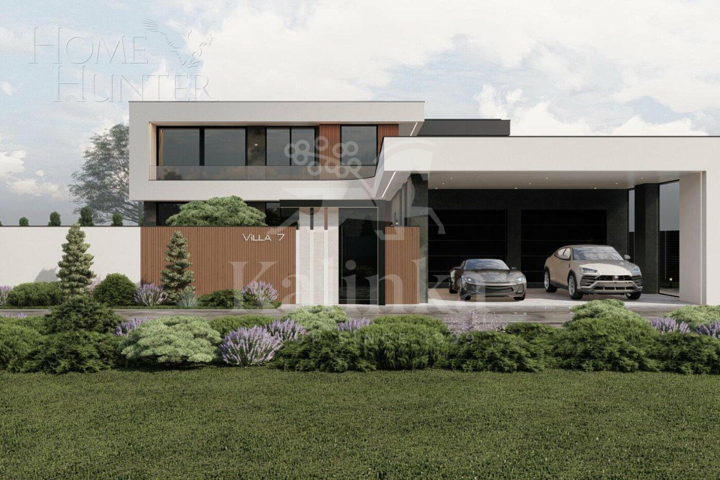 2-этажный коттедж 550 м² без отделки