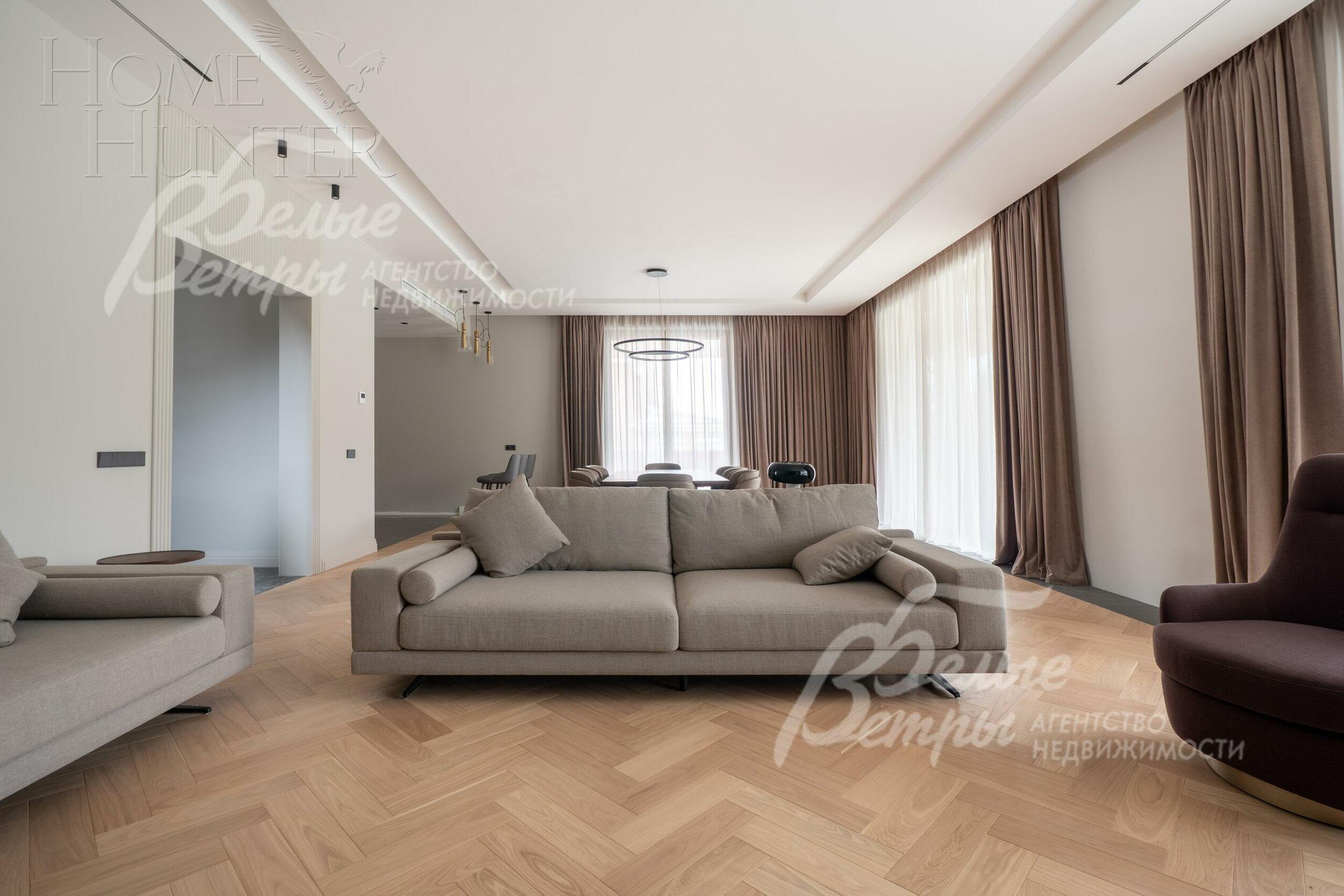 2-этажный коттедж 424 м² с отделкой