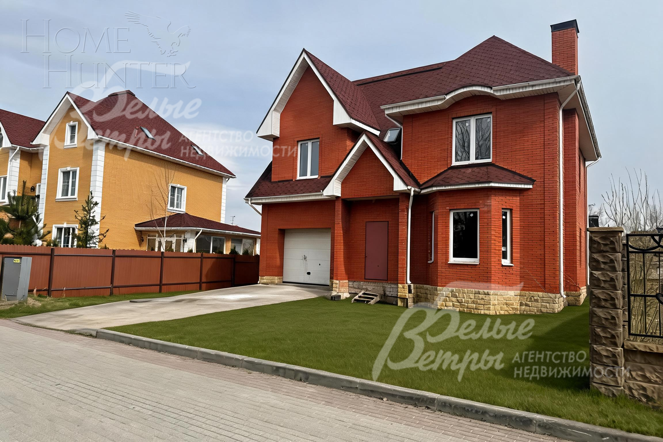 2-этажный коттедж 420 м² без отделки