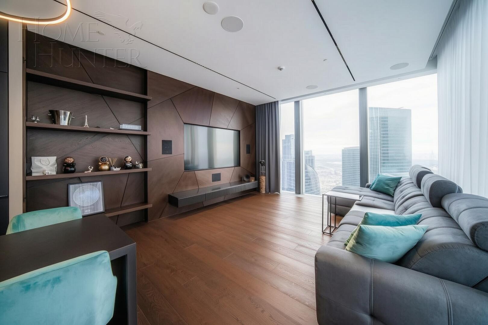 3-КОМН. АПАРТАМЕНТЫ С ОТДЕЛКОЙ 110.75 М² НА 61 ЭТАЖЕ
