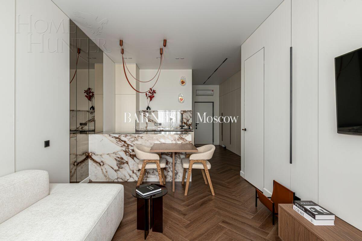 2-КОМН. КВАРТИРА С ОТДЕЛКОЙ 43.2 М² НА 46 ЭТАЖЕ