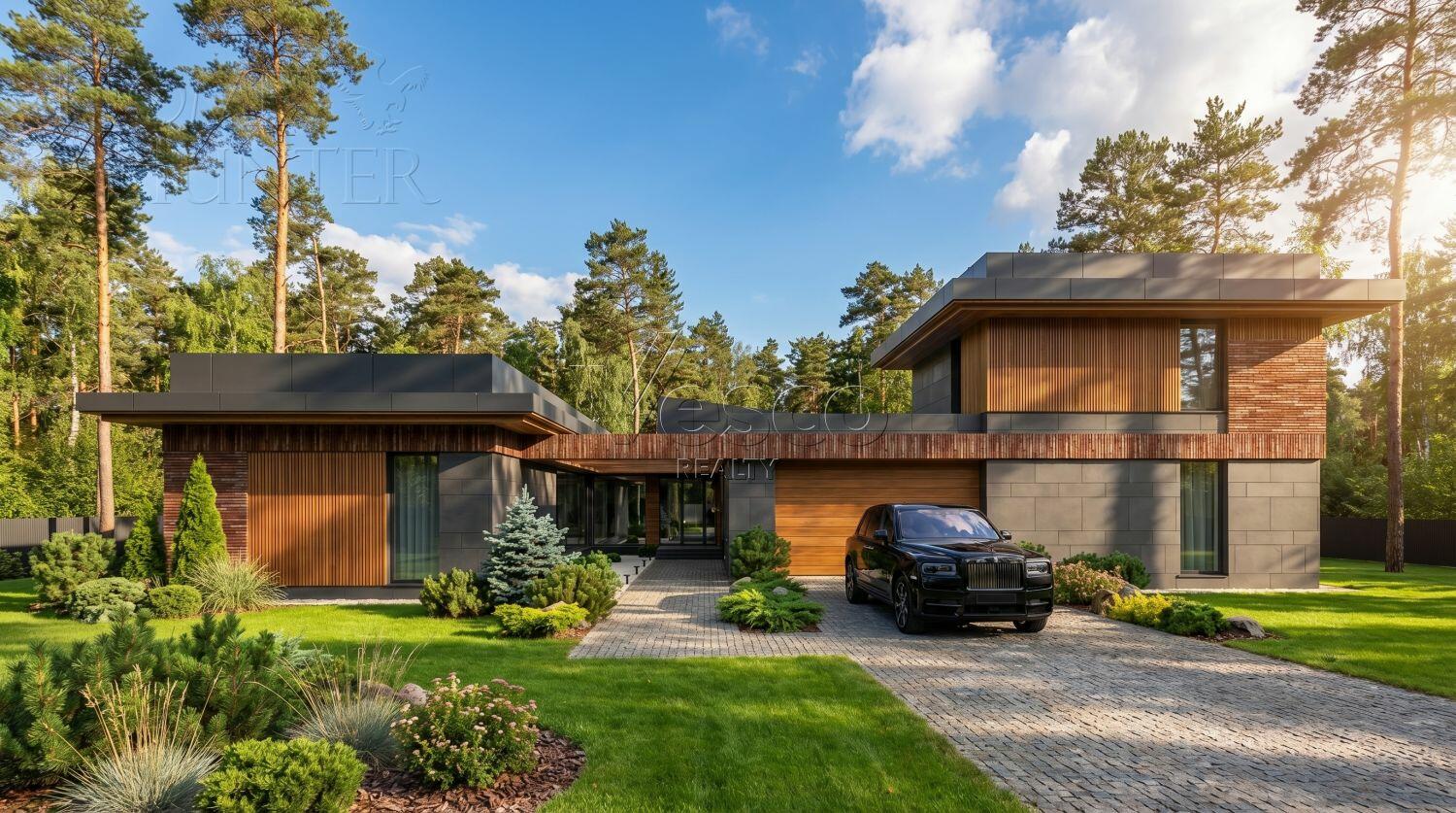 2-этажный коттедж 570 м² без отделки