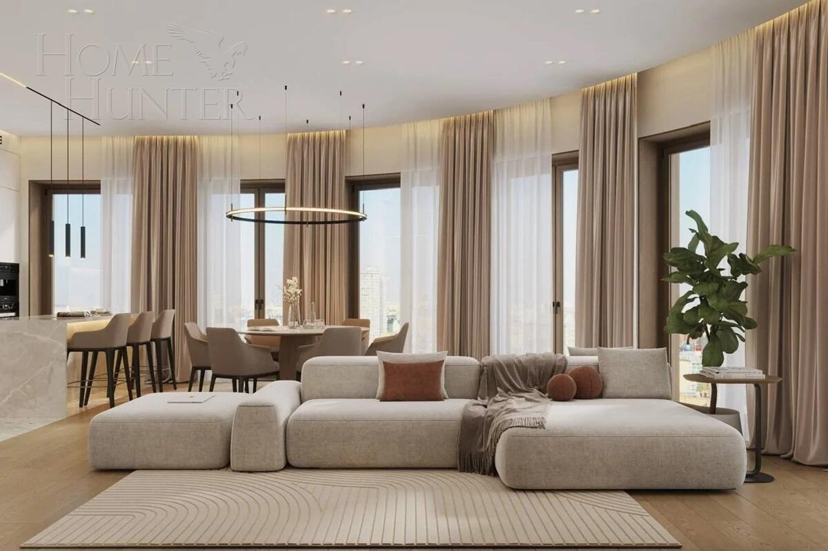 4-КОМН. КВАРТИРА С ОТДЕЛКОЙ 155 М² НА 15 ЭТАЖЕ