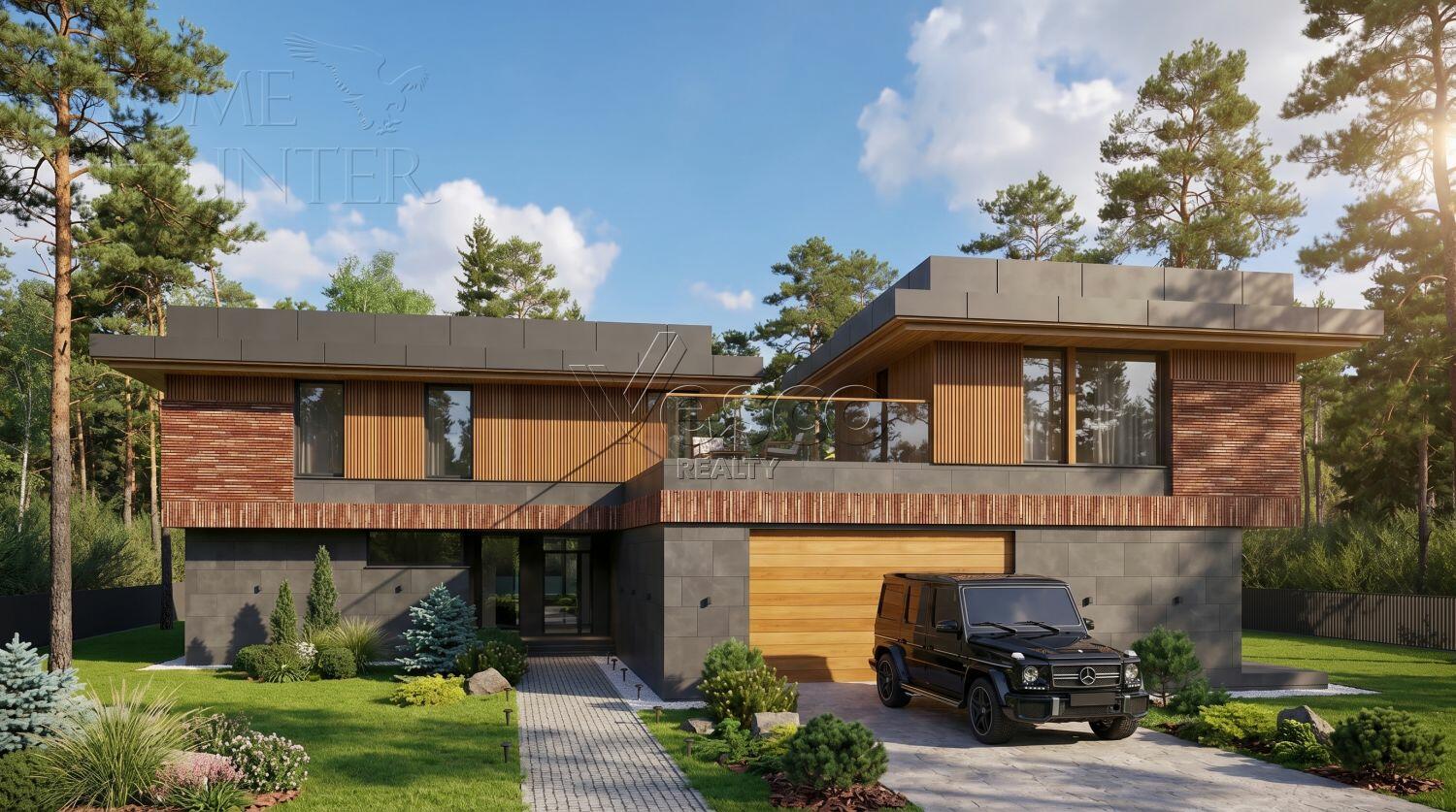 2-этажный коттедж 740 м² без отделки