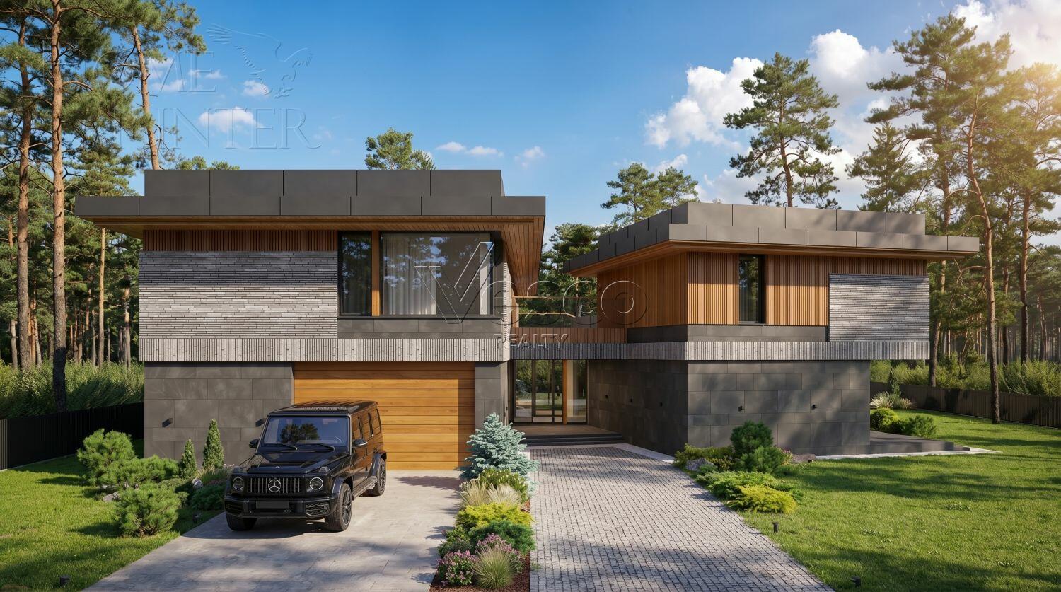 2-этажный коттедж 730 м² без отделки
