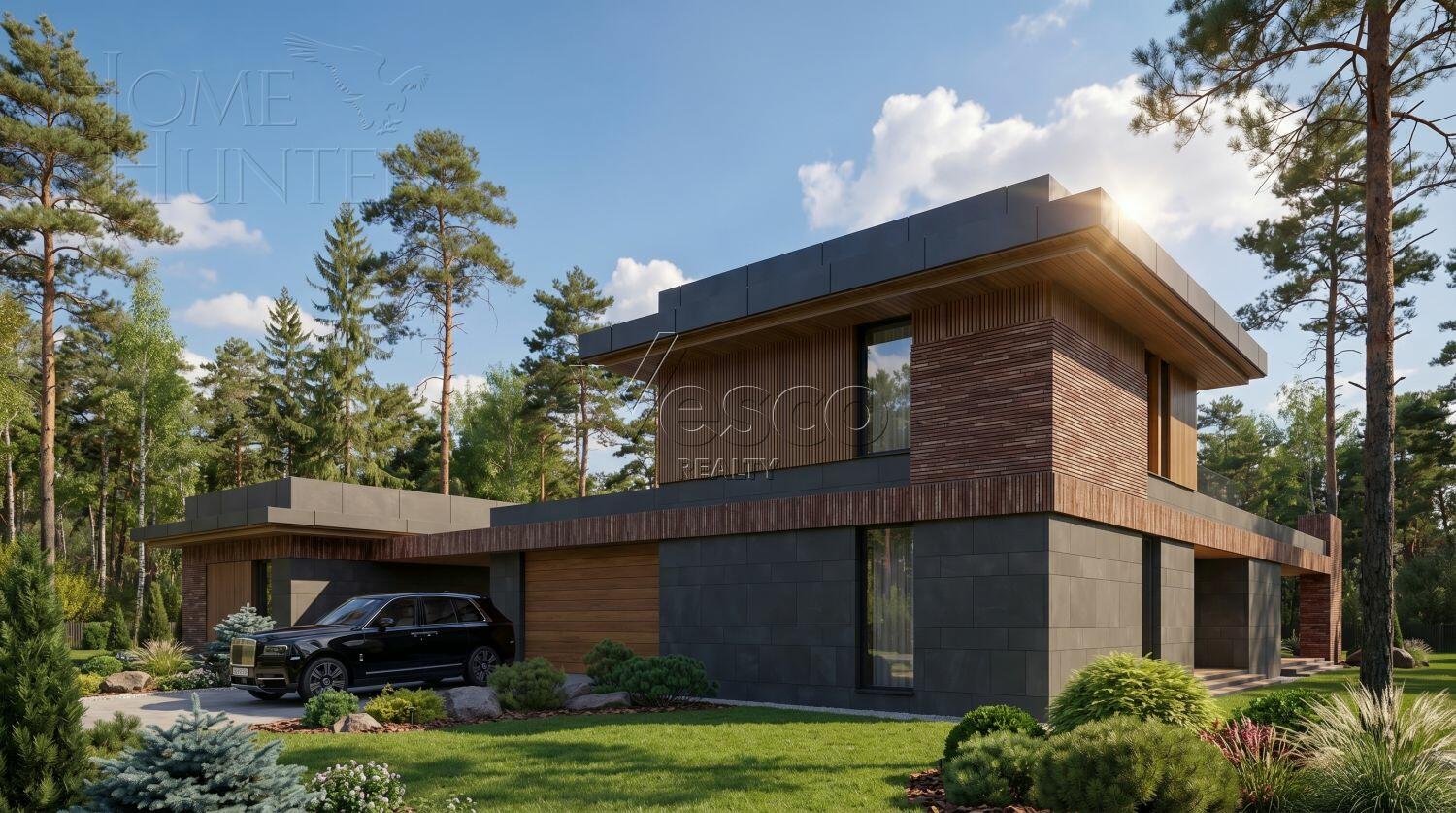 2-этажный коттедж 570 м² без отделки