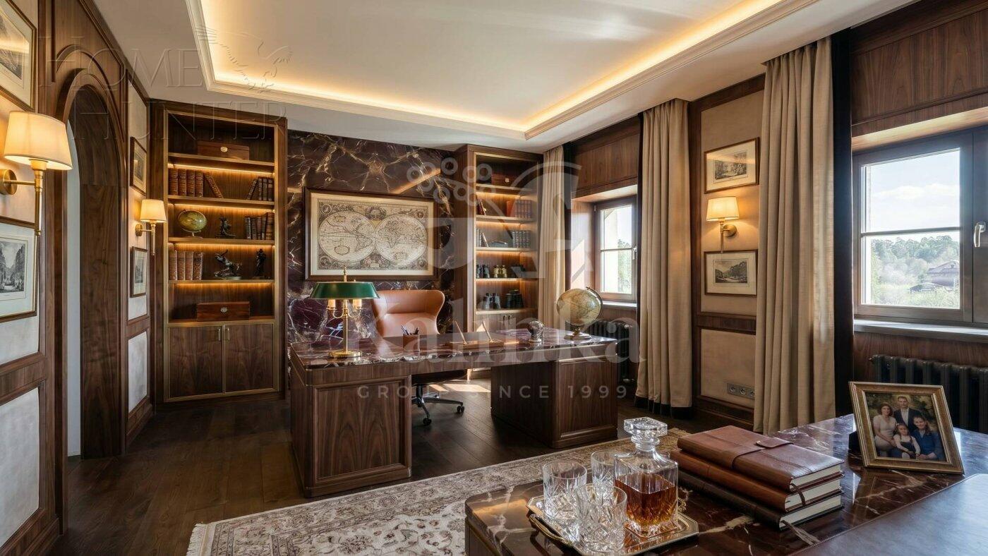 3-этажный коттедж 845.1 м² без отделки