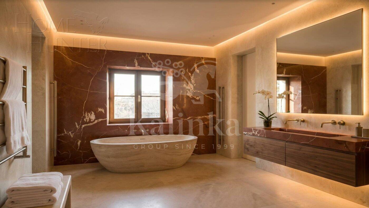 3-этажный коттедж 845.1 м² без отделки