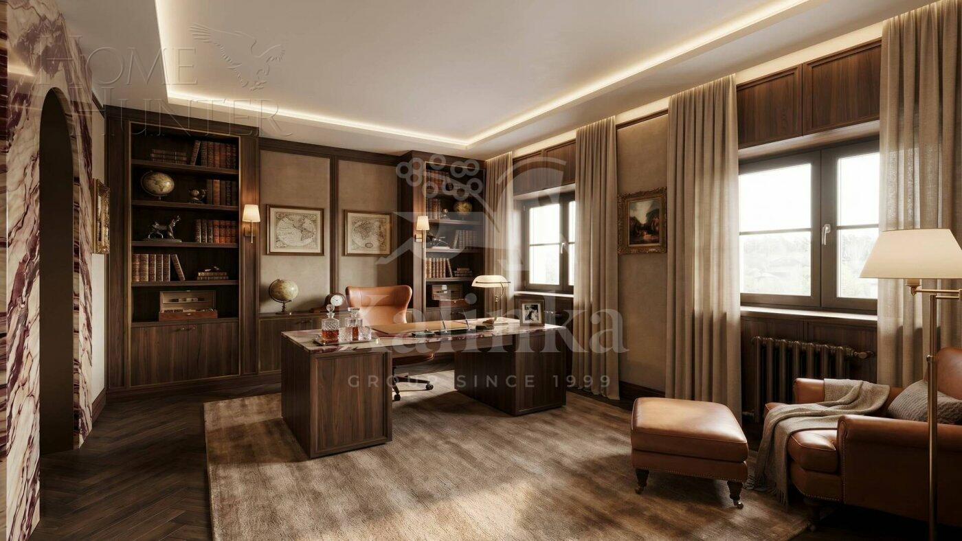 3-этажный коттедж 845.1 м² без отделки