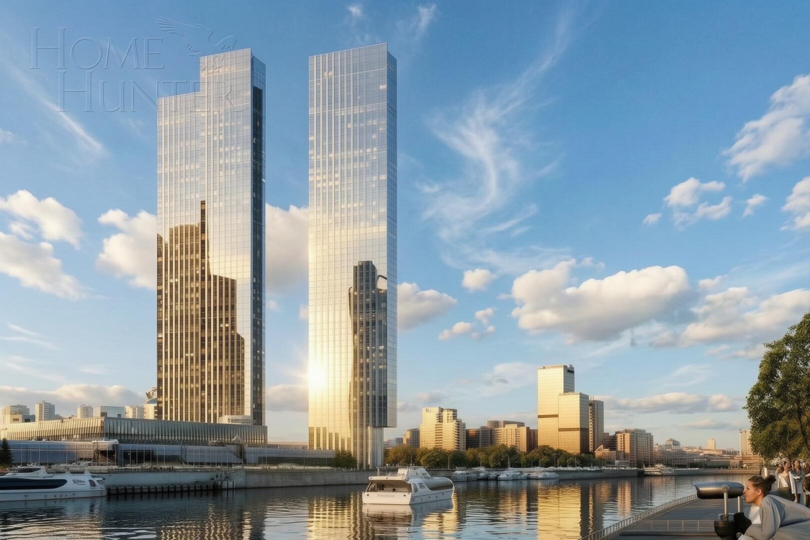 2-КОМН. КВАРТИРА С ОТДЕЛКОЙ 74.1 М² НА 42 ЭТАЖЕ