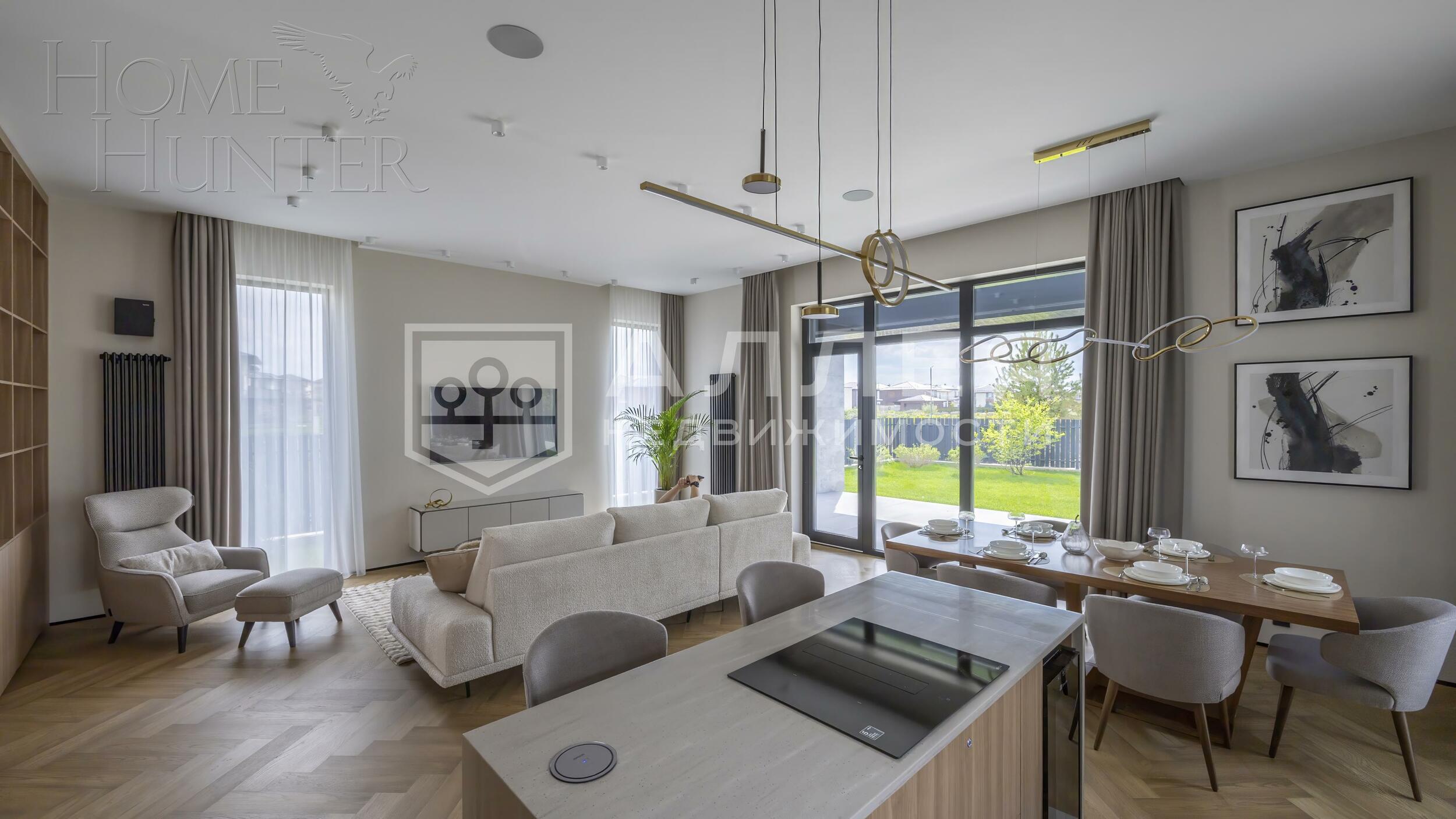 2-этажный коттедж 360 м² с отделкой