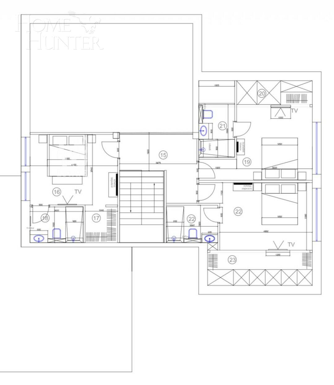2-этажный коттедж 370 м² с отделкой