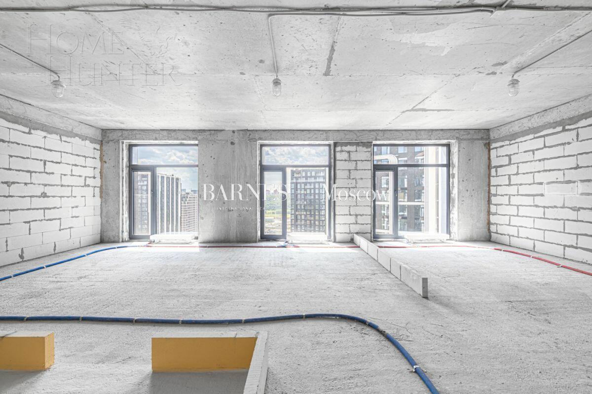 3-КОМН. КВАРТИРА БЕЗ ОТДЕЛКИ 74.4 М² НА 19 ЭТАЖЕ