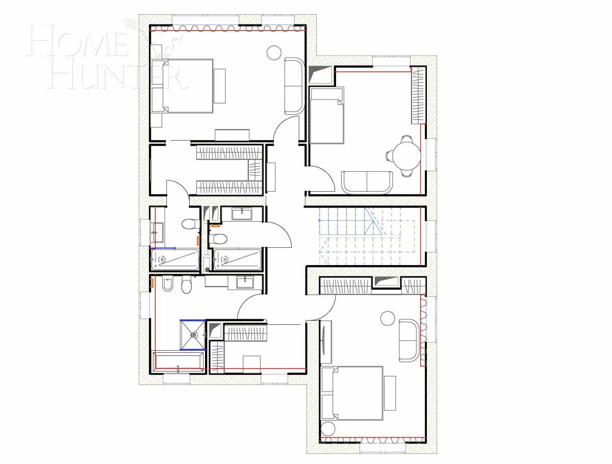 2-этажный коттедж 293 м² без отделки
