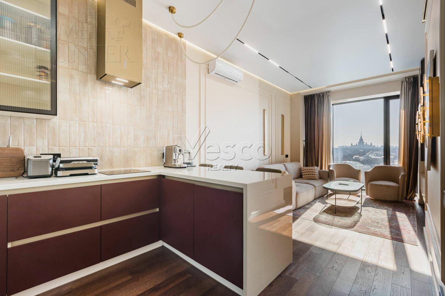 2-КОМН. КВАРТИРА С ОТДЕЛКОЙ 56.2 М² НА 16 ЭТАЖЕ