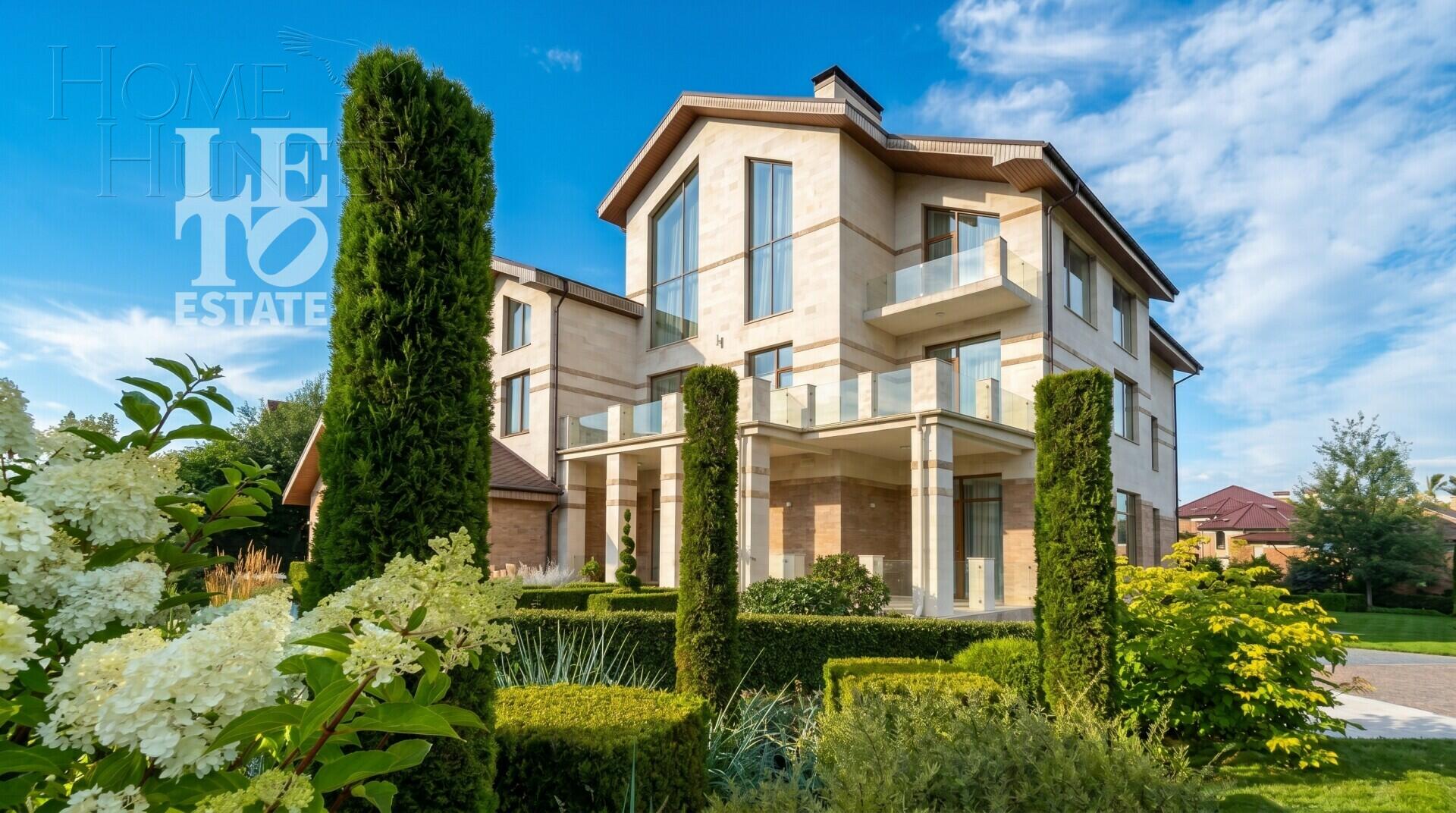 3-этажный коттедж 1 300 м² с отделкой