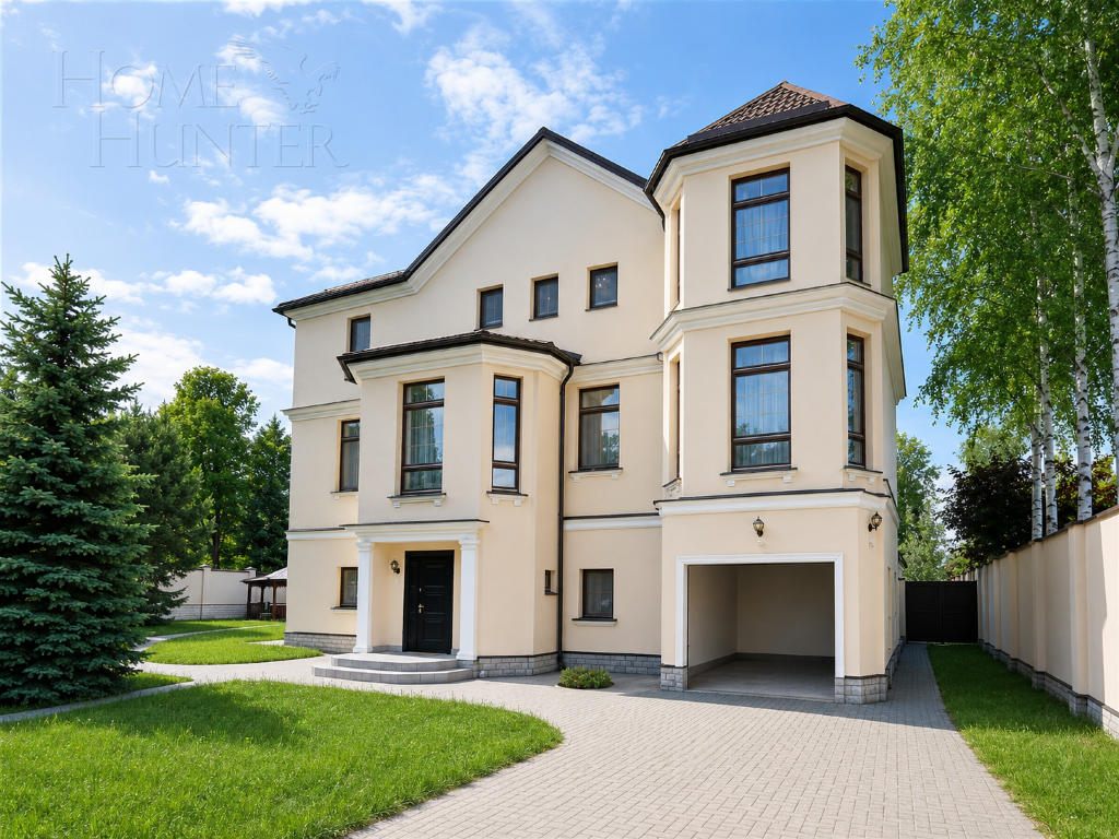 3-этажный коттедж 600 м² с отделкой