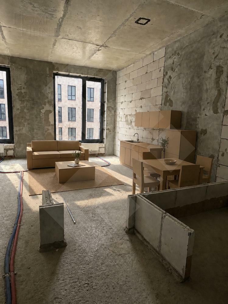 2-КОМН. КВАРТИРА БЕЗ ОТДЕЛКИ 55 М² НА 3 ЭТАЖЕ