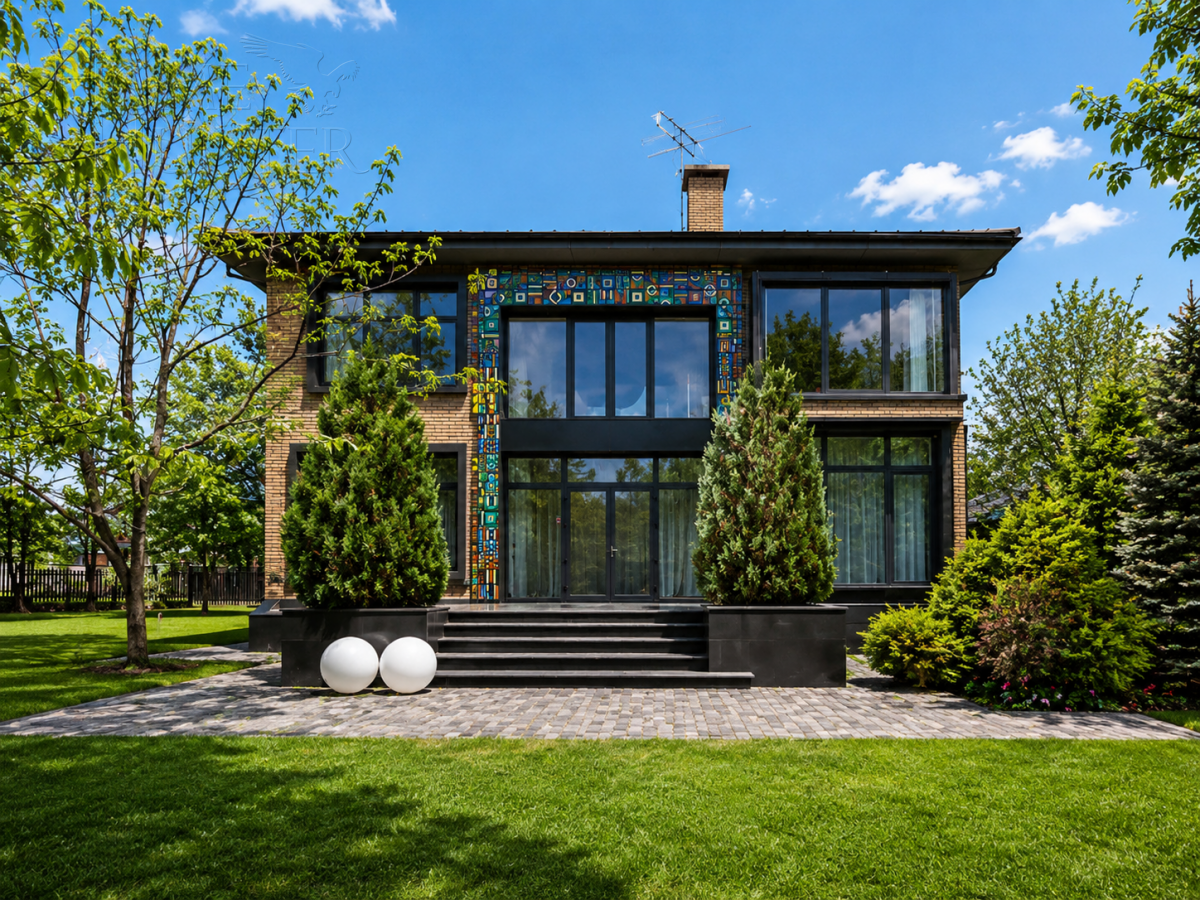 2-этажный коттедж 750 м² с отделкой