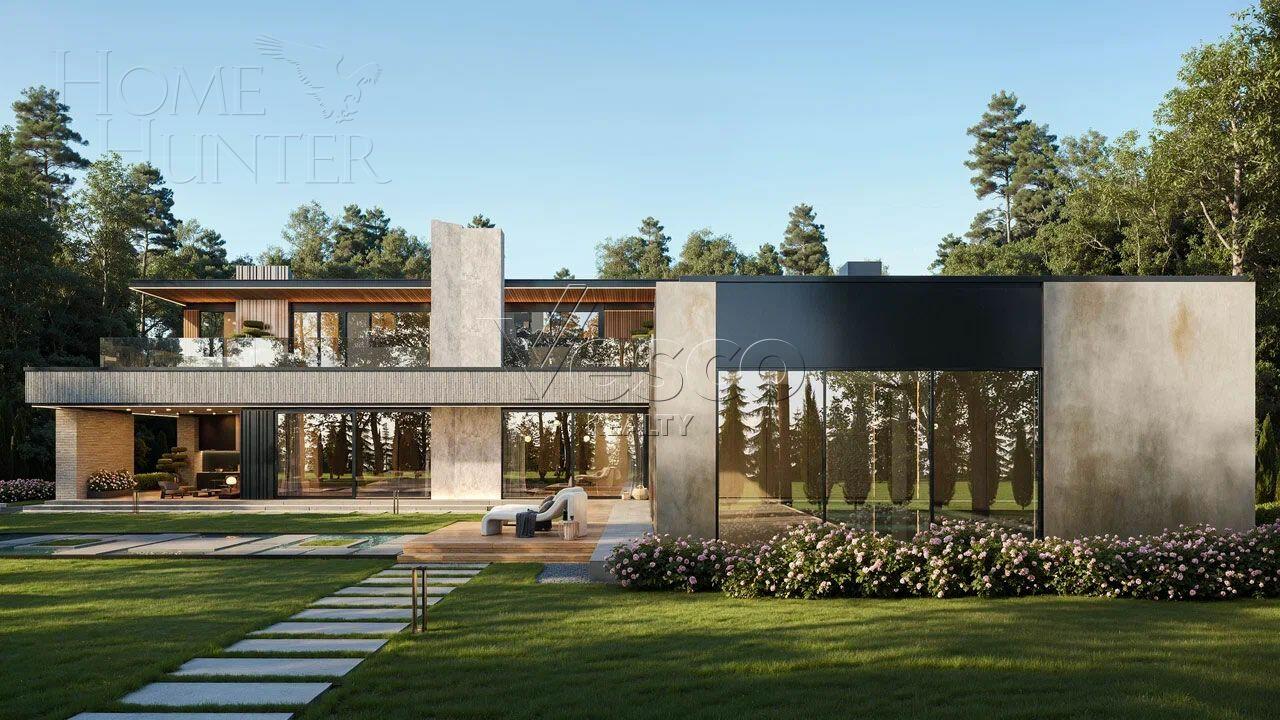 2-этажный коттедж 1 900 м² с отделкой