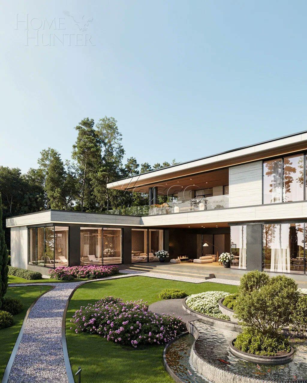 2-этажный коттедж 2 200 м² с отделкой