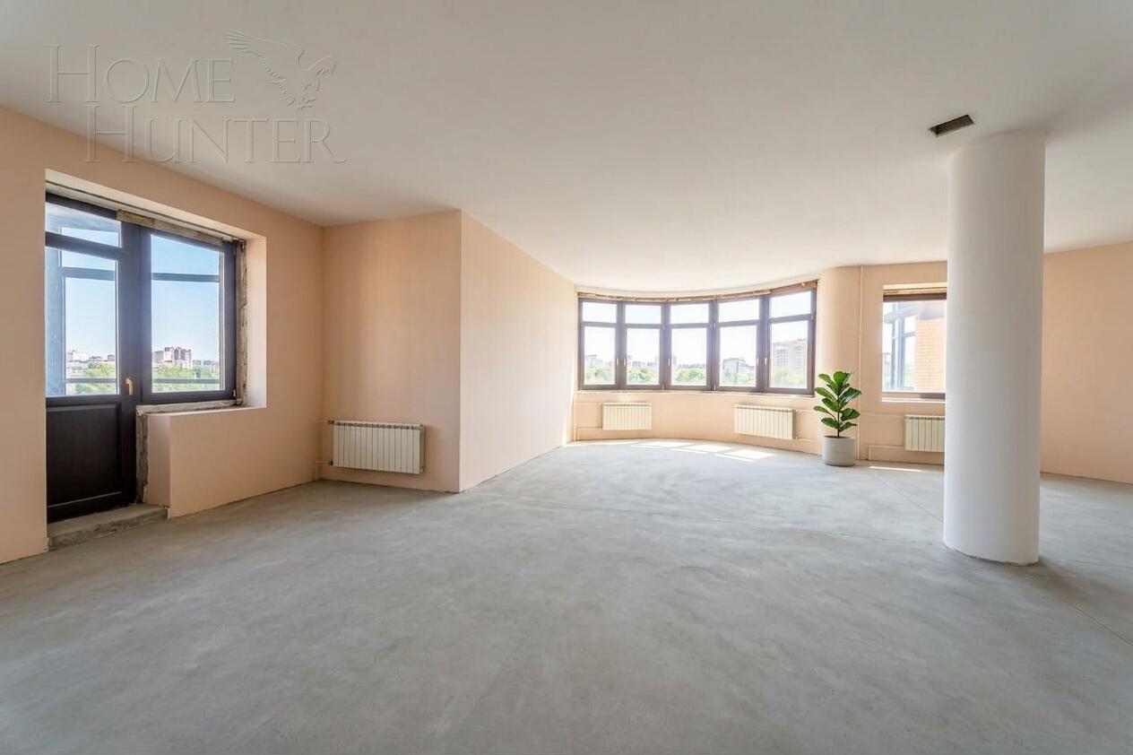 4-КОМН. ПЕНТХАУС БЕЗ ОТДЕЛКИ 250 М² НА 25 ЭТАЖЕ