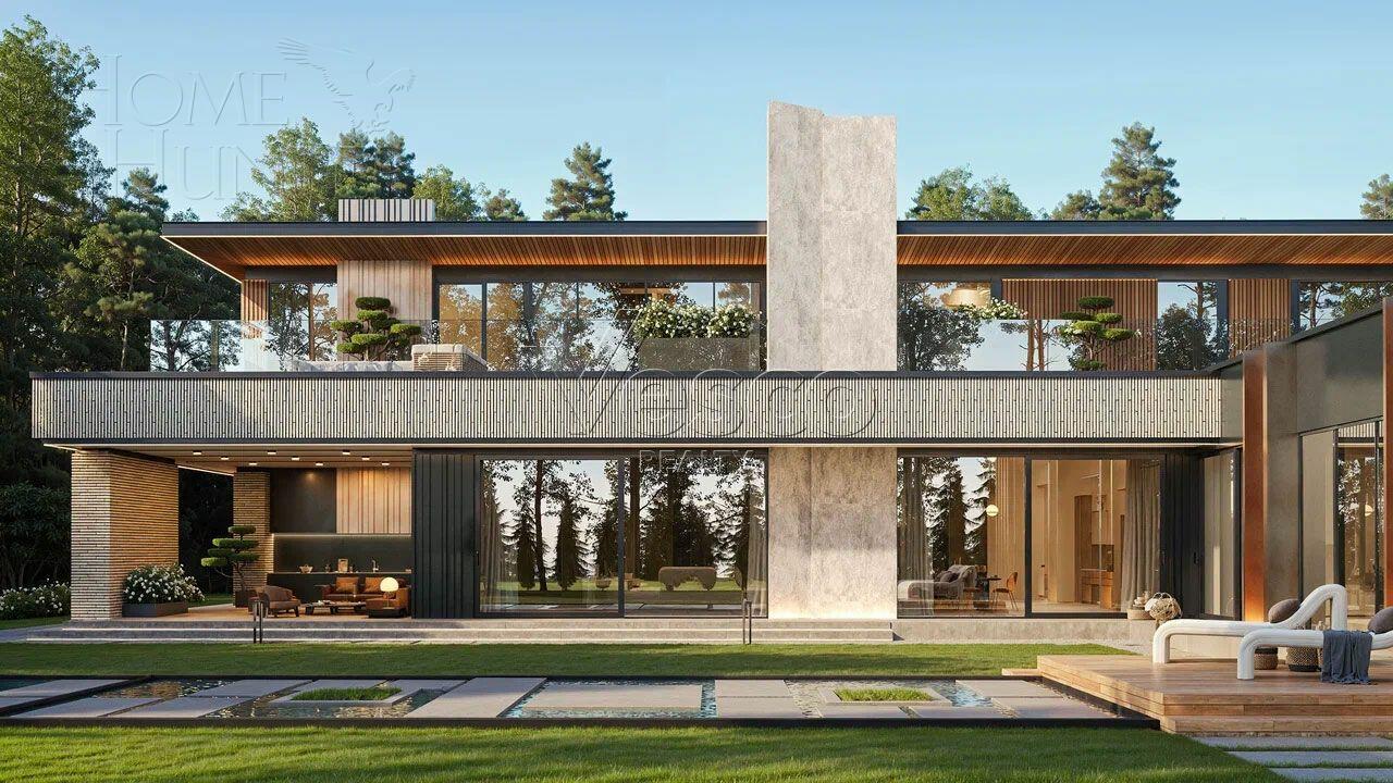 2-этажный коттедж 1 900 м² с отделкой