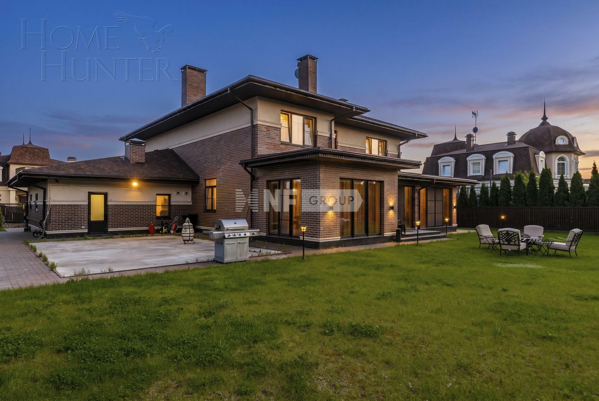 2-этажный коттедж 400 м² с отделкой