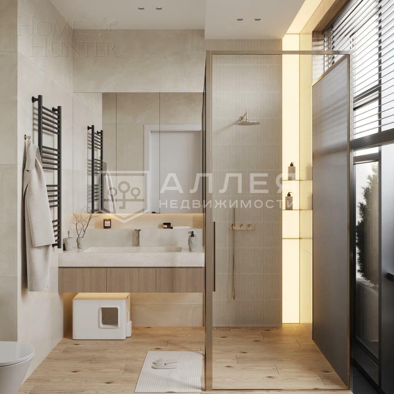3-этажный таунхаус 240 м² без отделки