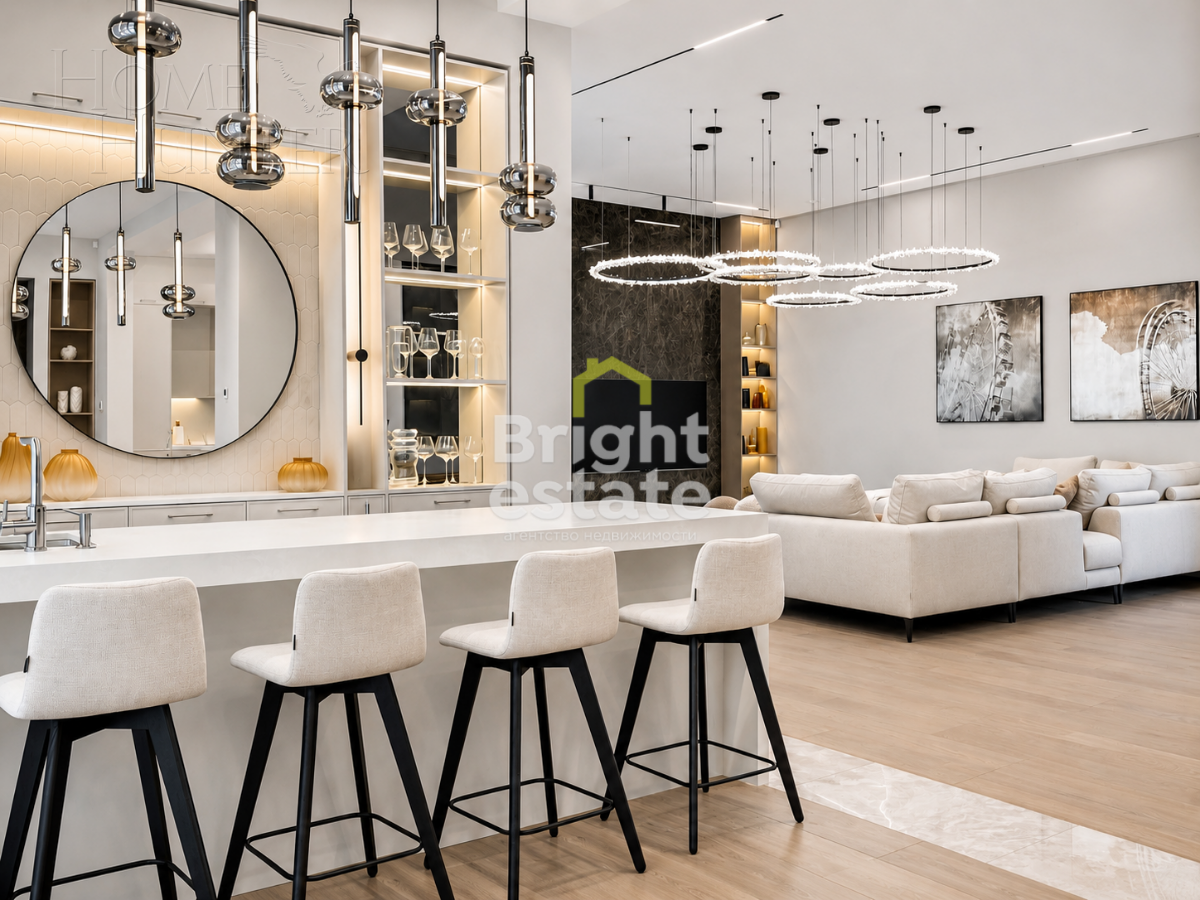 2-этажный коттедж 380 м² с отделкой