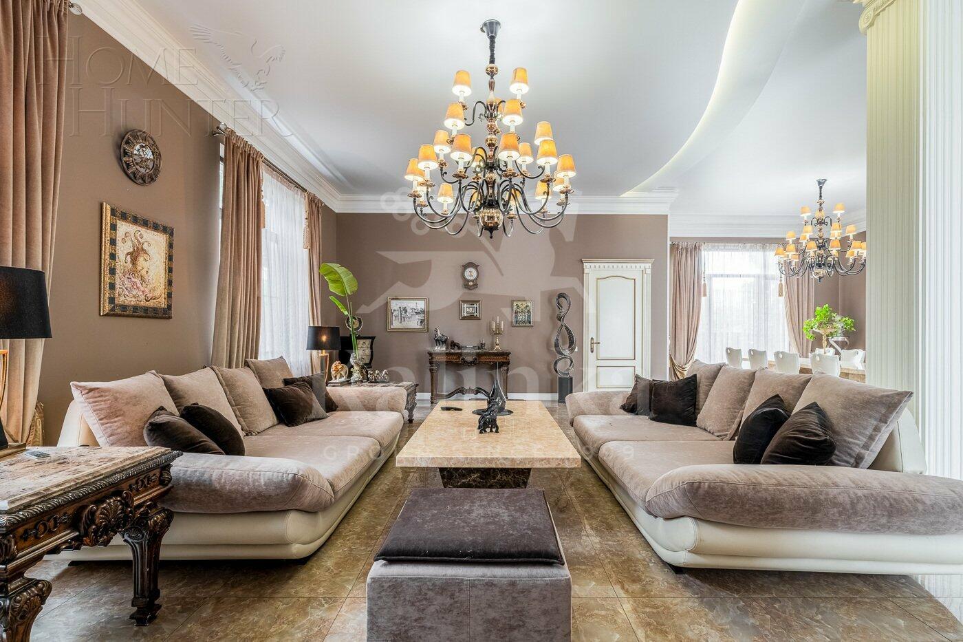 2-этажный коттедж 600 м² с отделкой