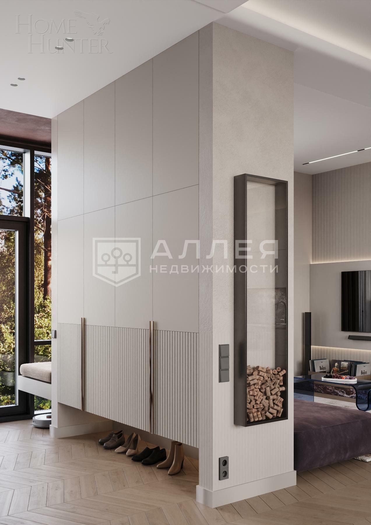 3-этажный таунхаус 240 м² без отделки