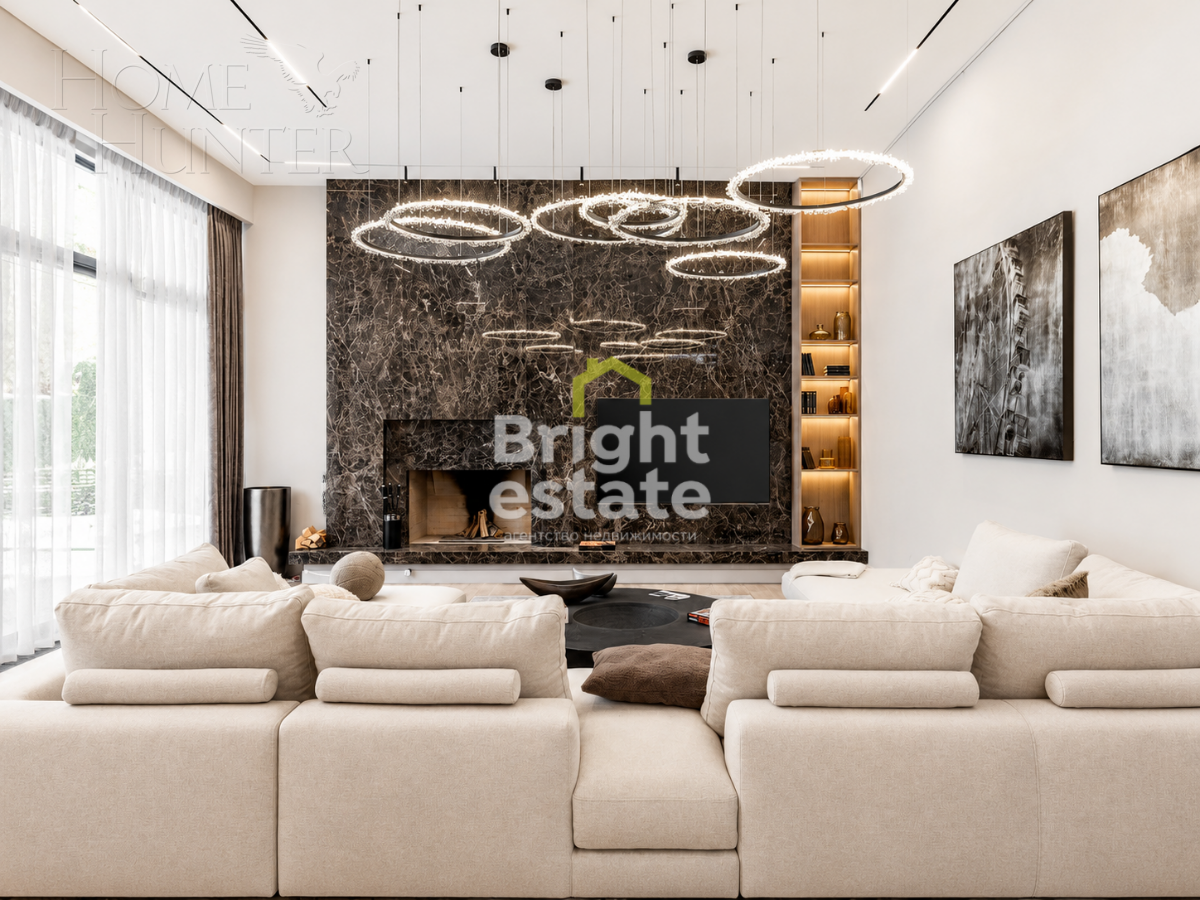 2-этажный коттедж 380 м² с отделкой