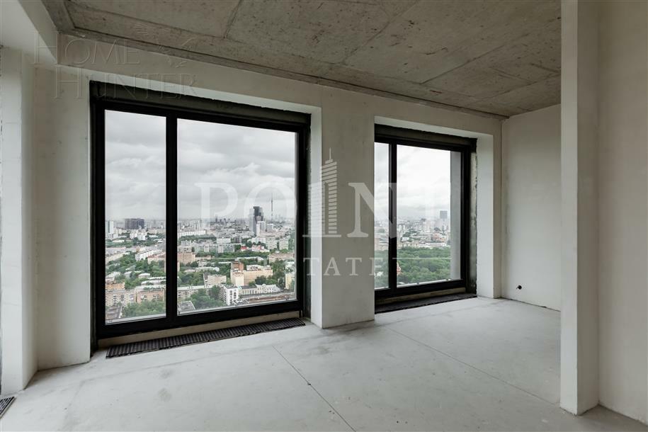 4-КОМН. КВАРТИРА БЕЗ ОТДЕЛКИ 135.8 М² НА 39 ЭТАЖЕ