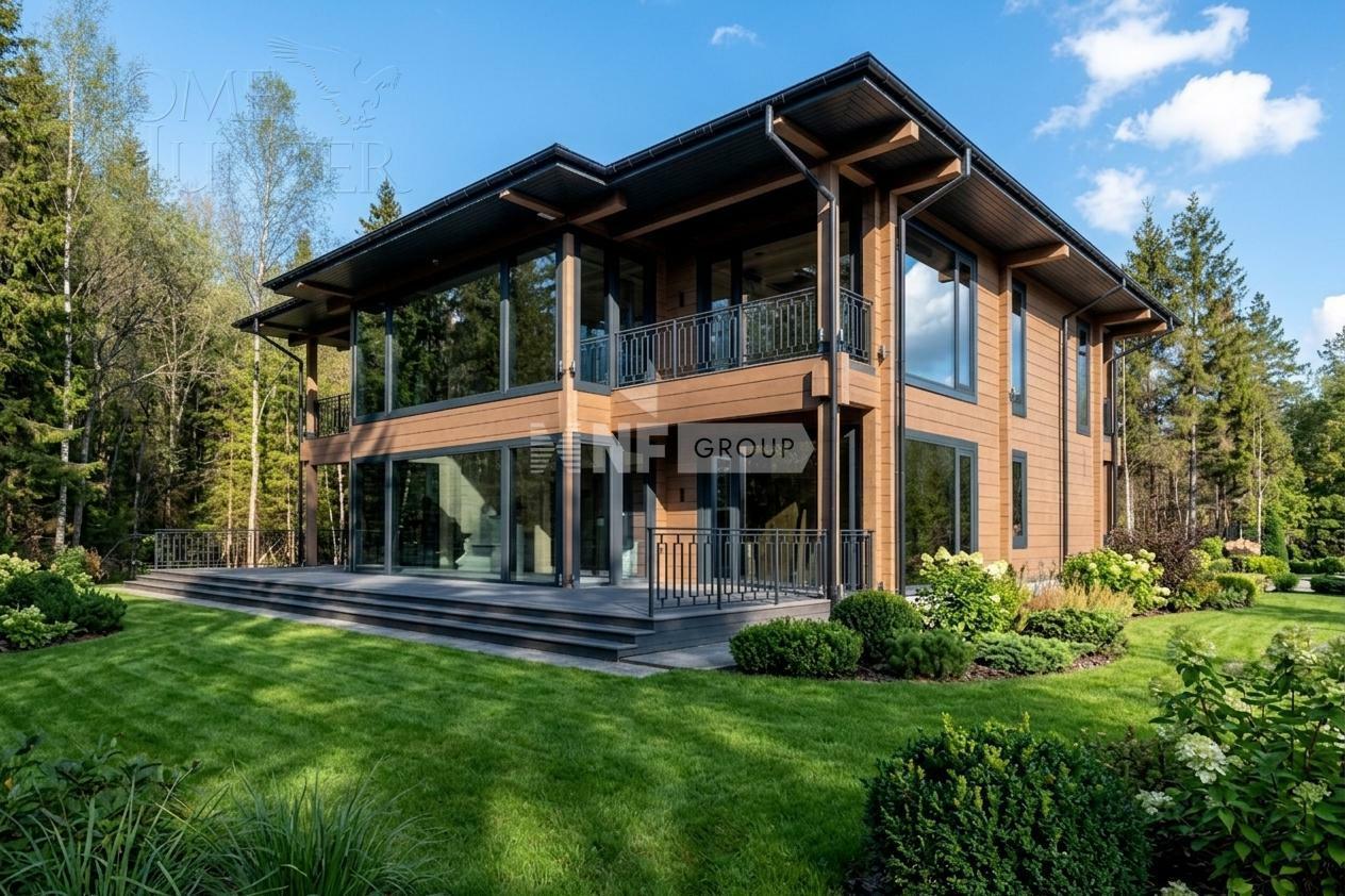 2-этажный коттедж 562.5 м² с отделкой