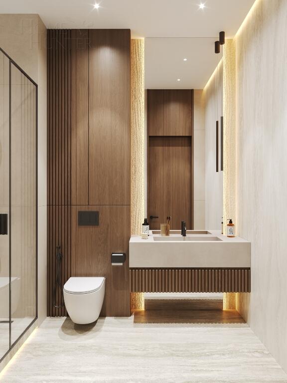 2-этажный коттедж 347 м² с отделкой