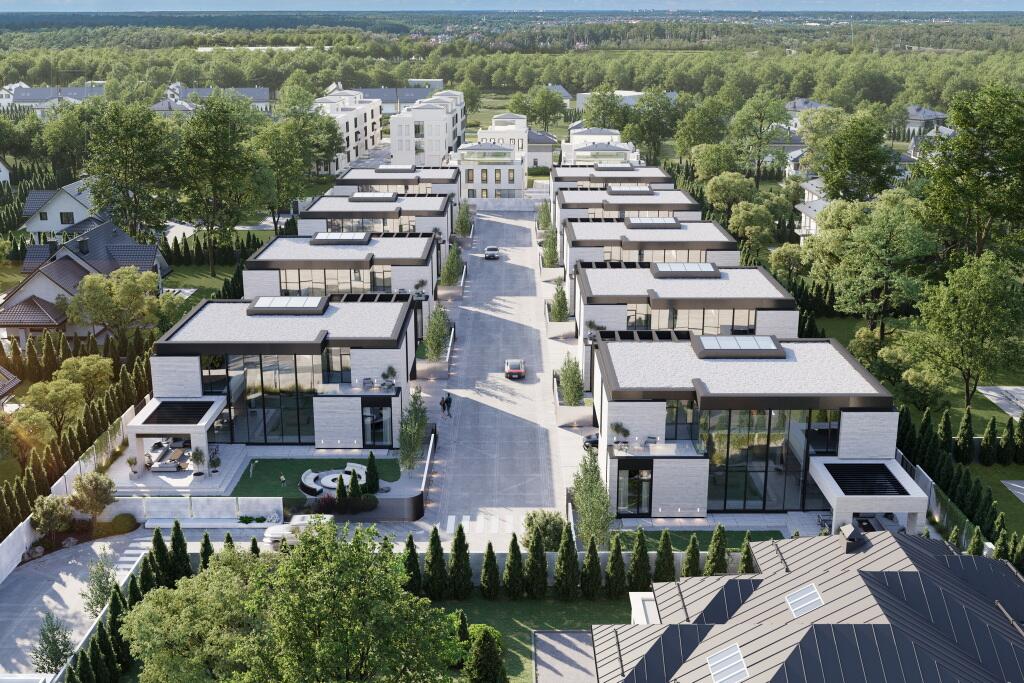 2-этажный коттедж 550 м² без отделки
