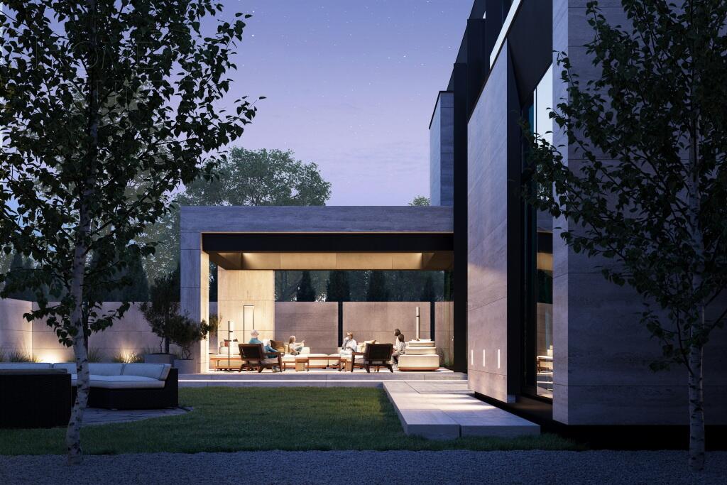 2-этажный коттедж 550 м² без отделки
