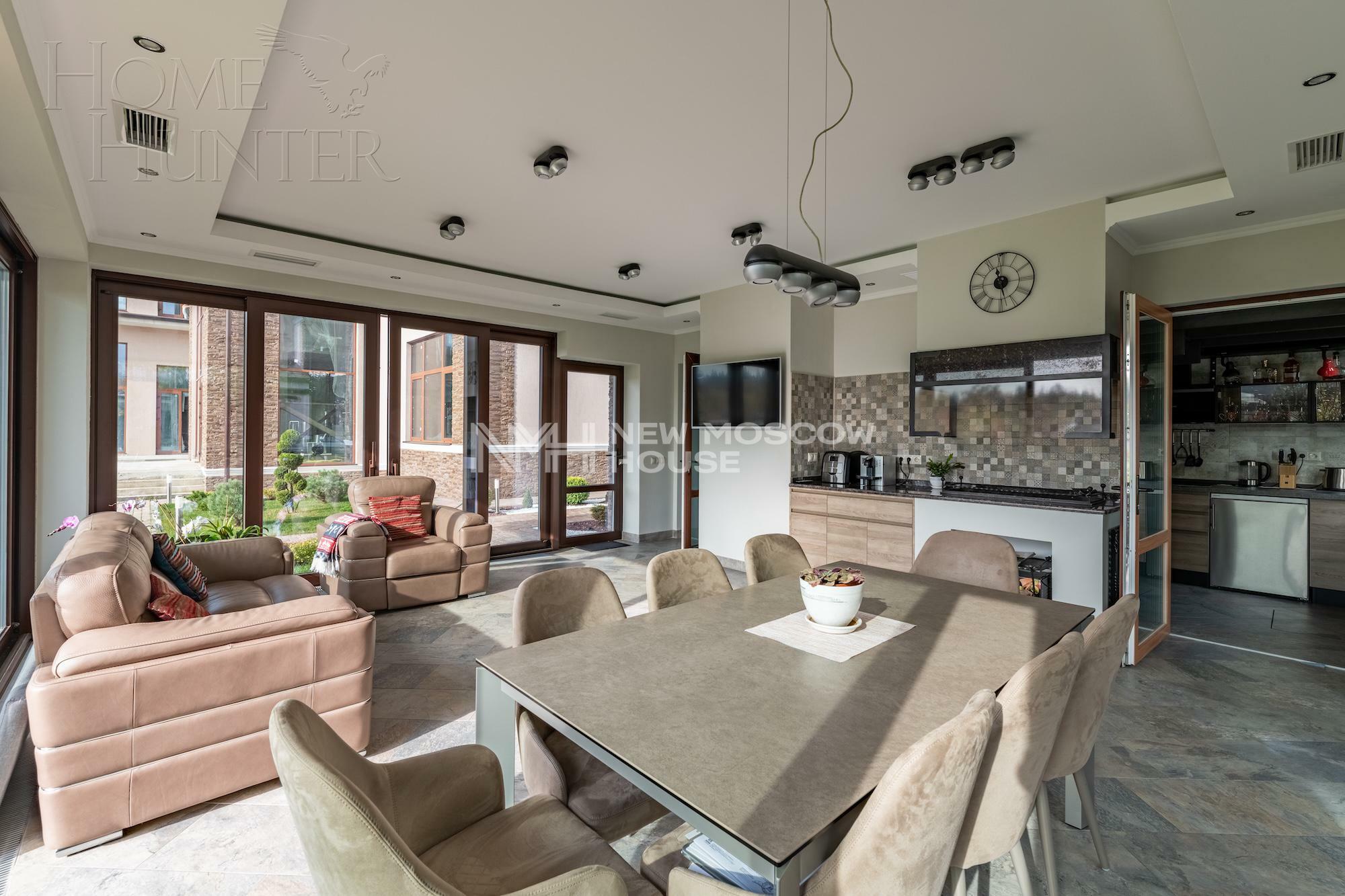 2-этажный коттедж 700 м² с отделкой
