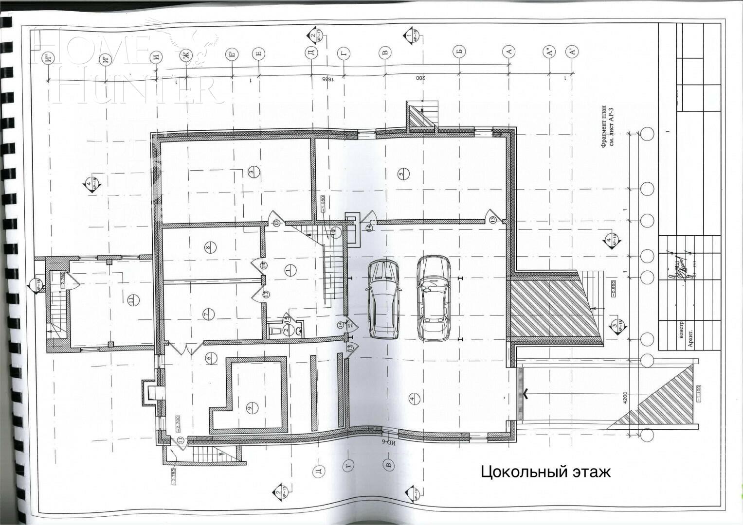 2-этажный коттедж 1 185.7 м² с отделкой