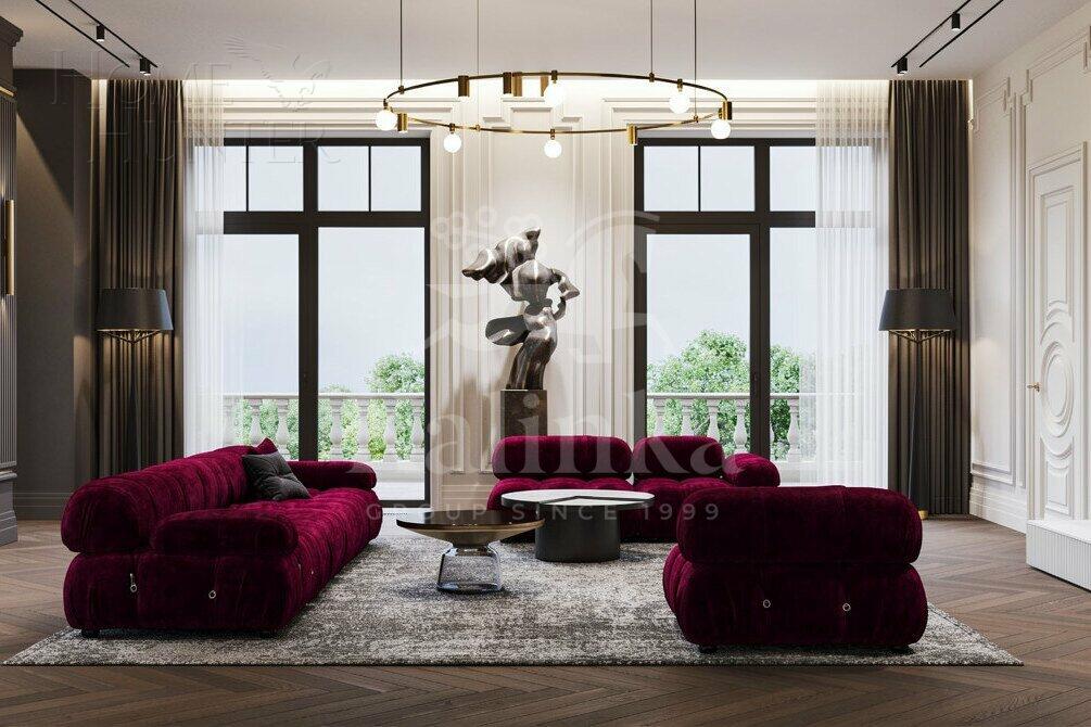 3-этажный коттедж 1 475.5 м² с отделкой