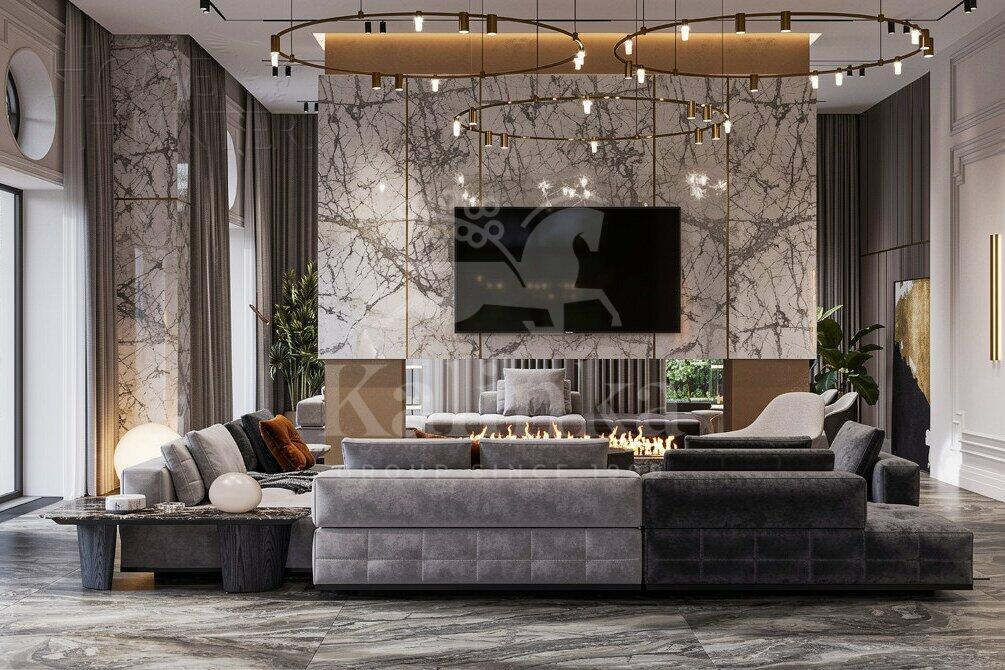 3-этажный коттедж 1 475.5 м² с отделкой