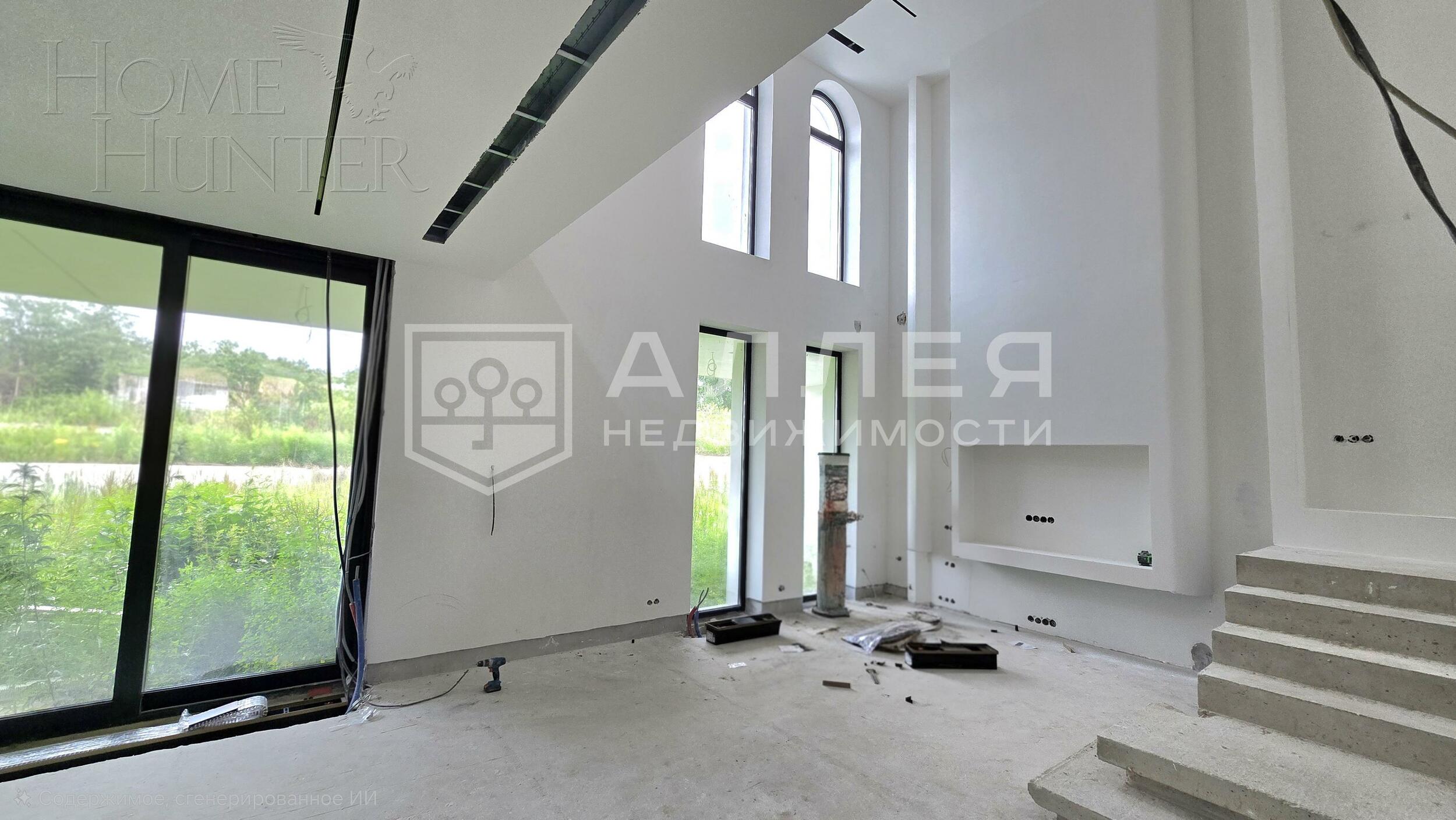 2-этажный коттедж 410 м² без отделки